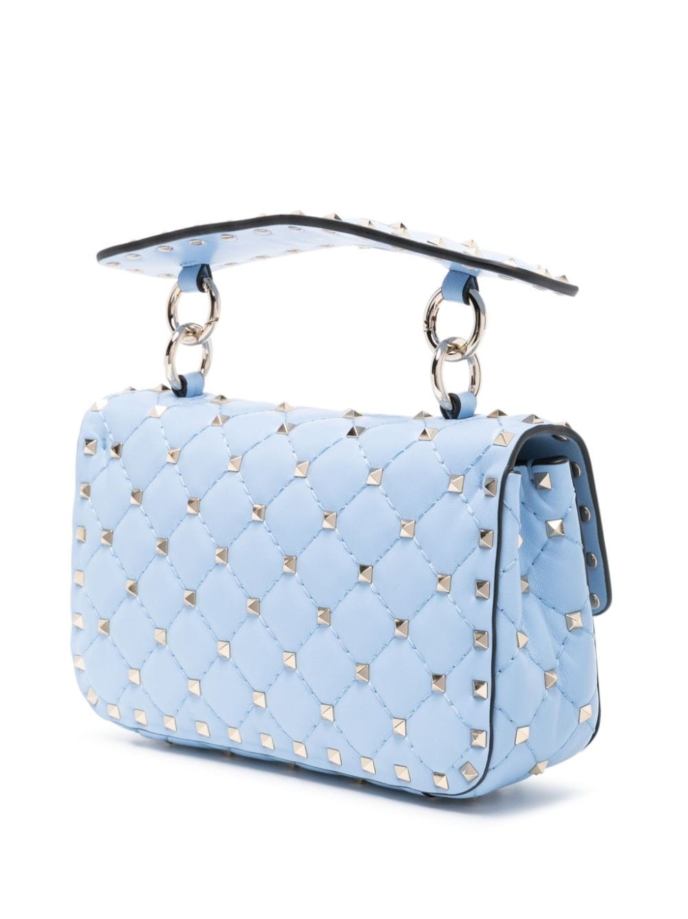 Rockstud Spike leather tote bag - 3