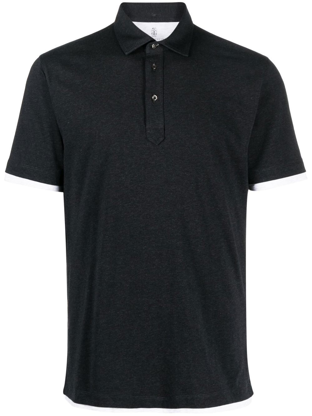 layered polo shirt - 1