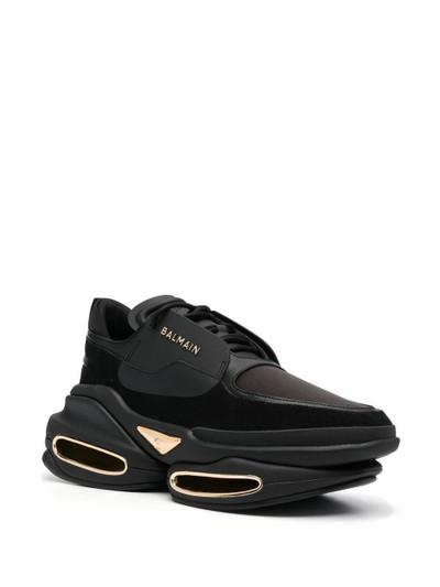 Balmain debossed-logo oversize-sole sneakers outlook