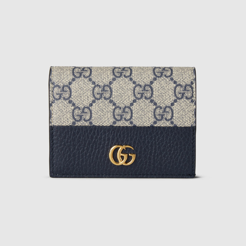 GG Marmont bi-color card case wallet 1