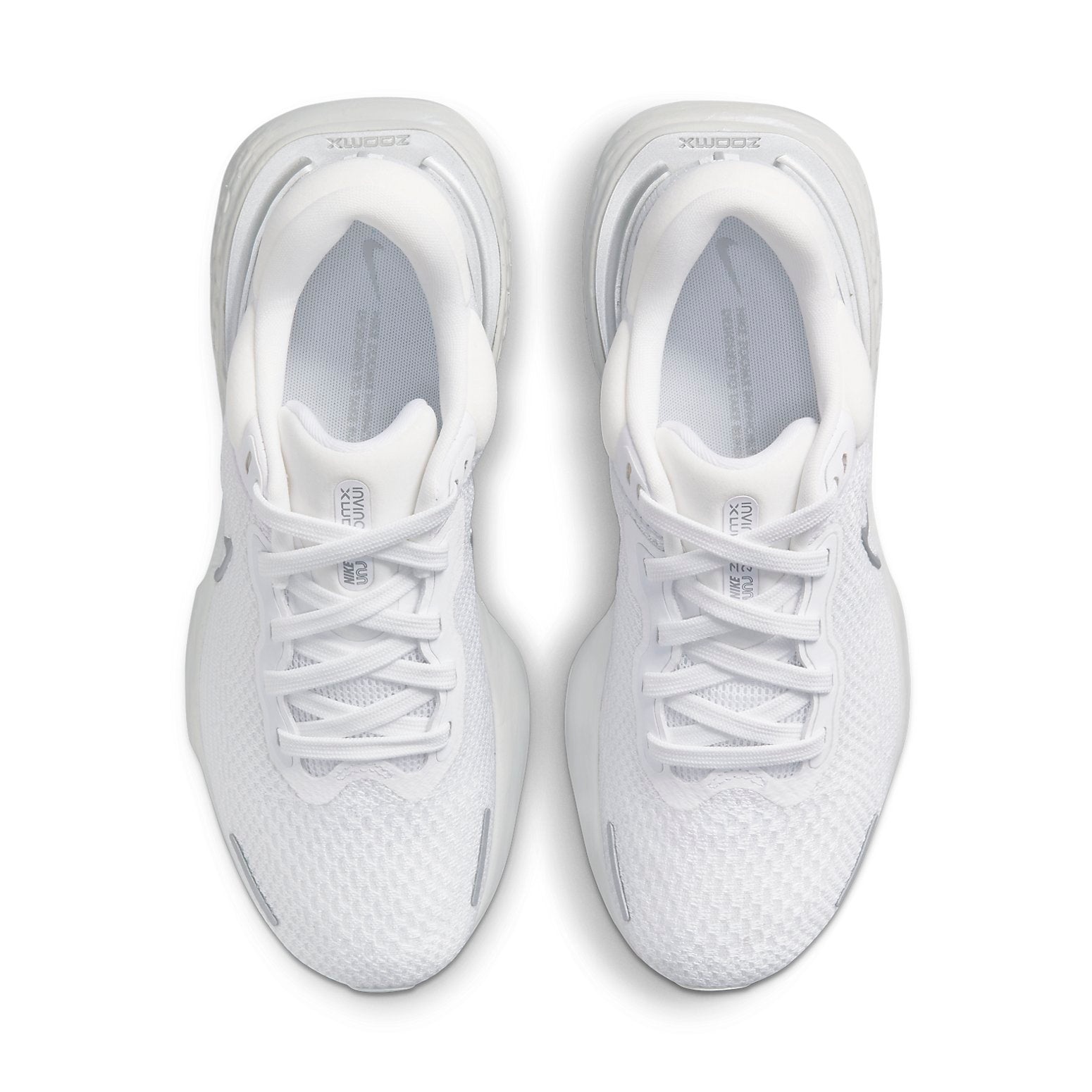 (WMNS) Nike ZoomX Invincible Run Flyknit 'White Metallic Silver' CT2229-101 - 4