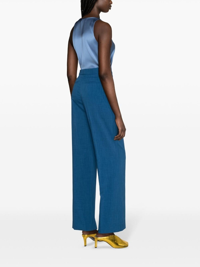 tailored melange trousers 4