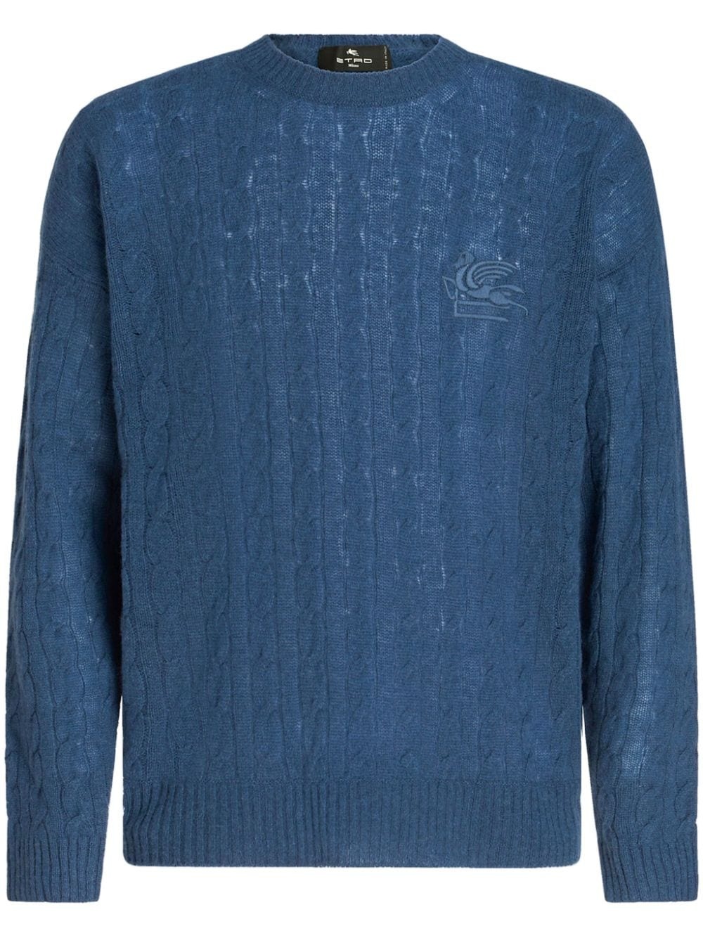 cable-knit cashmere jumper - 1