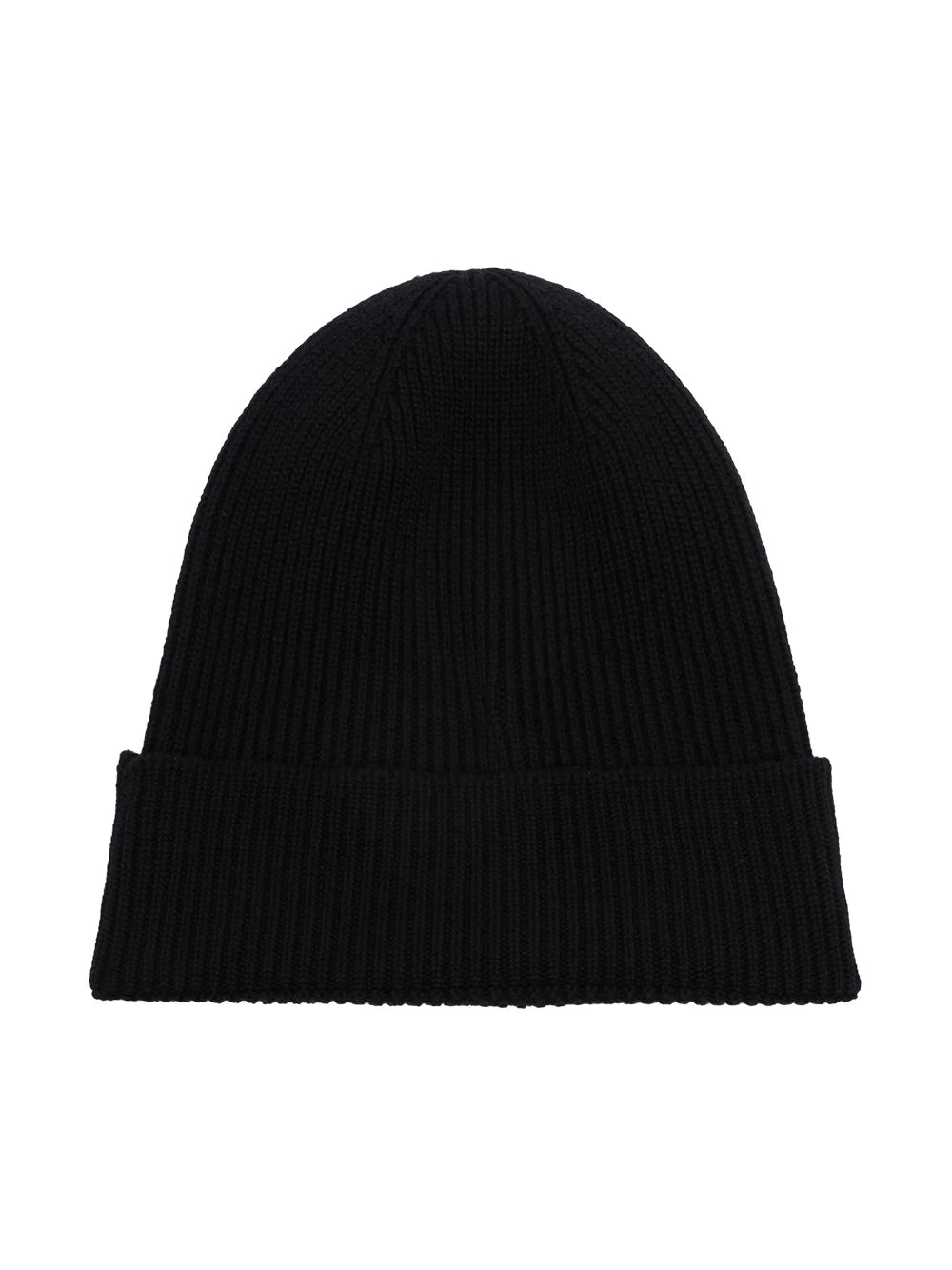 logo-patch knit beanie - 3