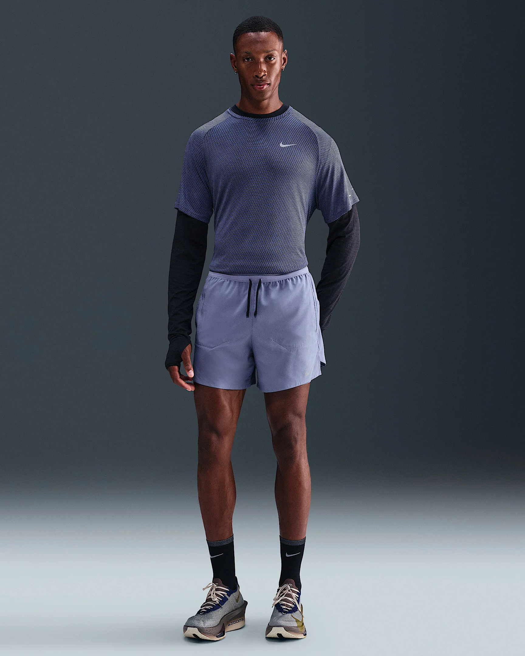 Nike Stride Men's Dri-FIT 5" 2-in-1 Running Shorts - 1