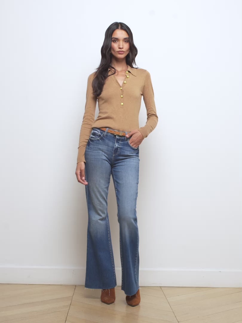 Sera Sneaker Flare Jean - 7