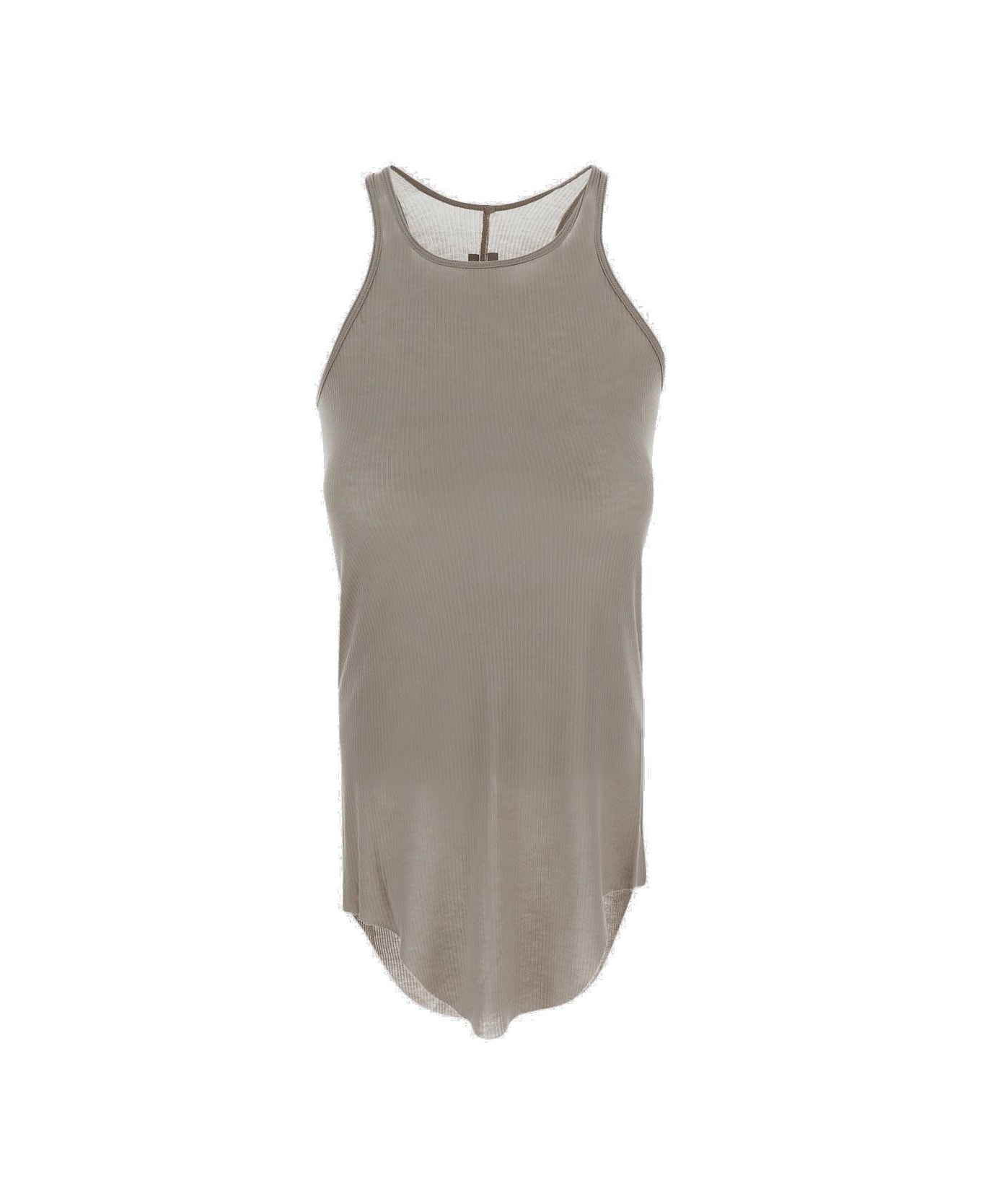 Sleevelss Ribbed Tank Top - 1