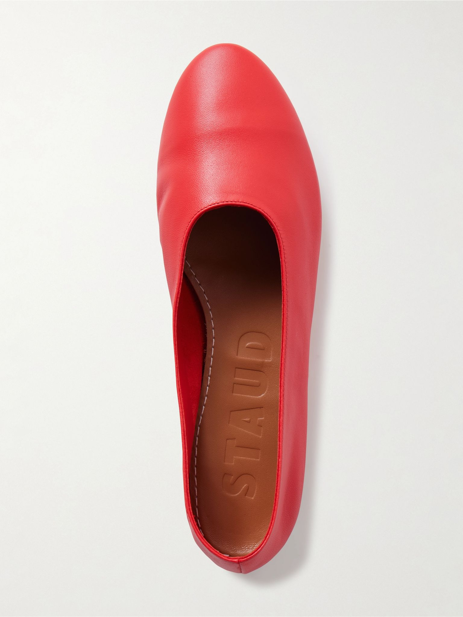 Alba leather ballet flats Red - 5