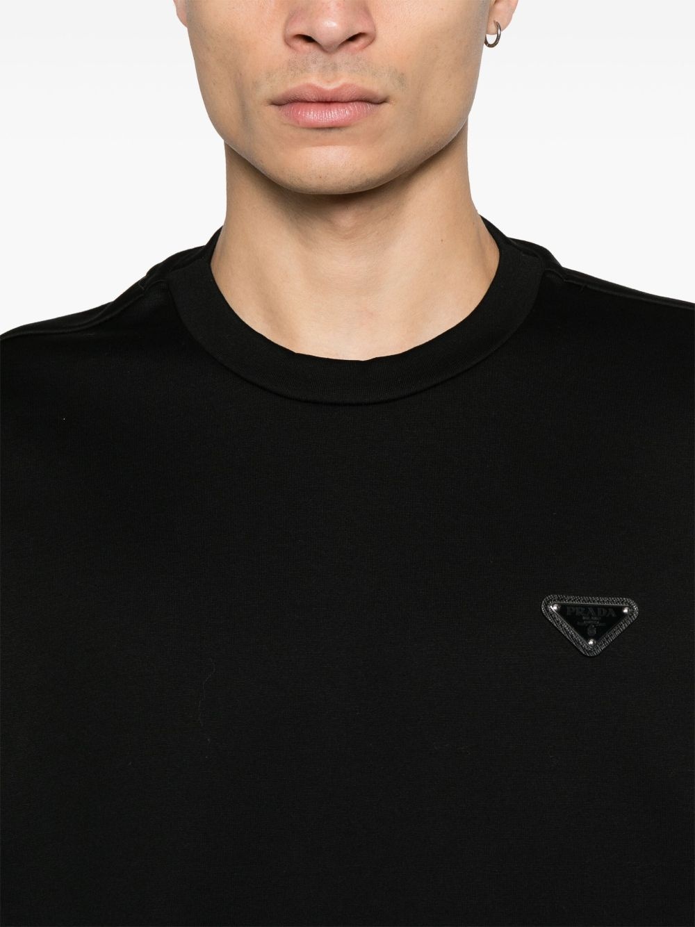 triangle-logo sweatshirt - 5