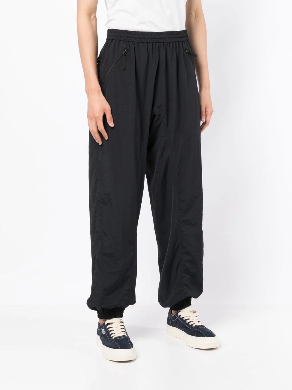 elasticated track pants - 3