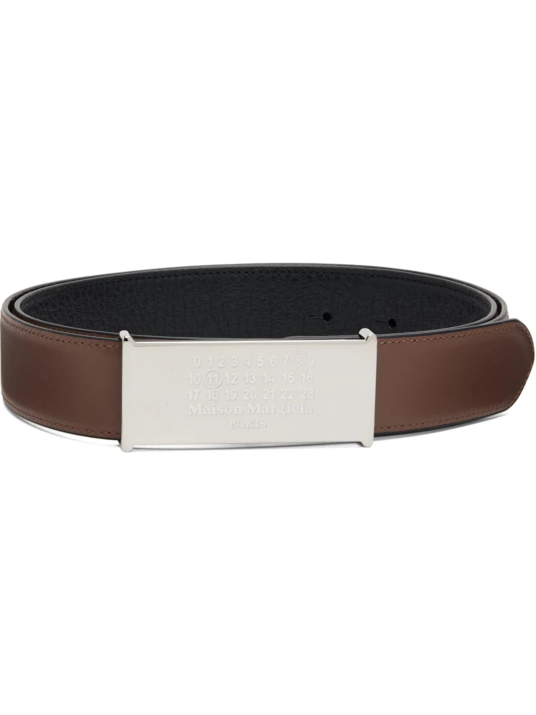 Brown & Black Numeric Reversible Belt - 1