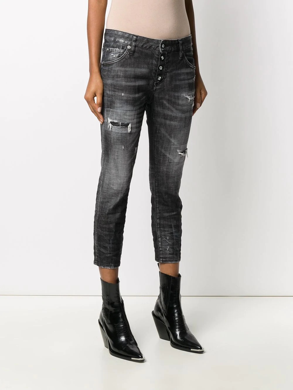 Cool Girl cropped jeans - 3