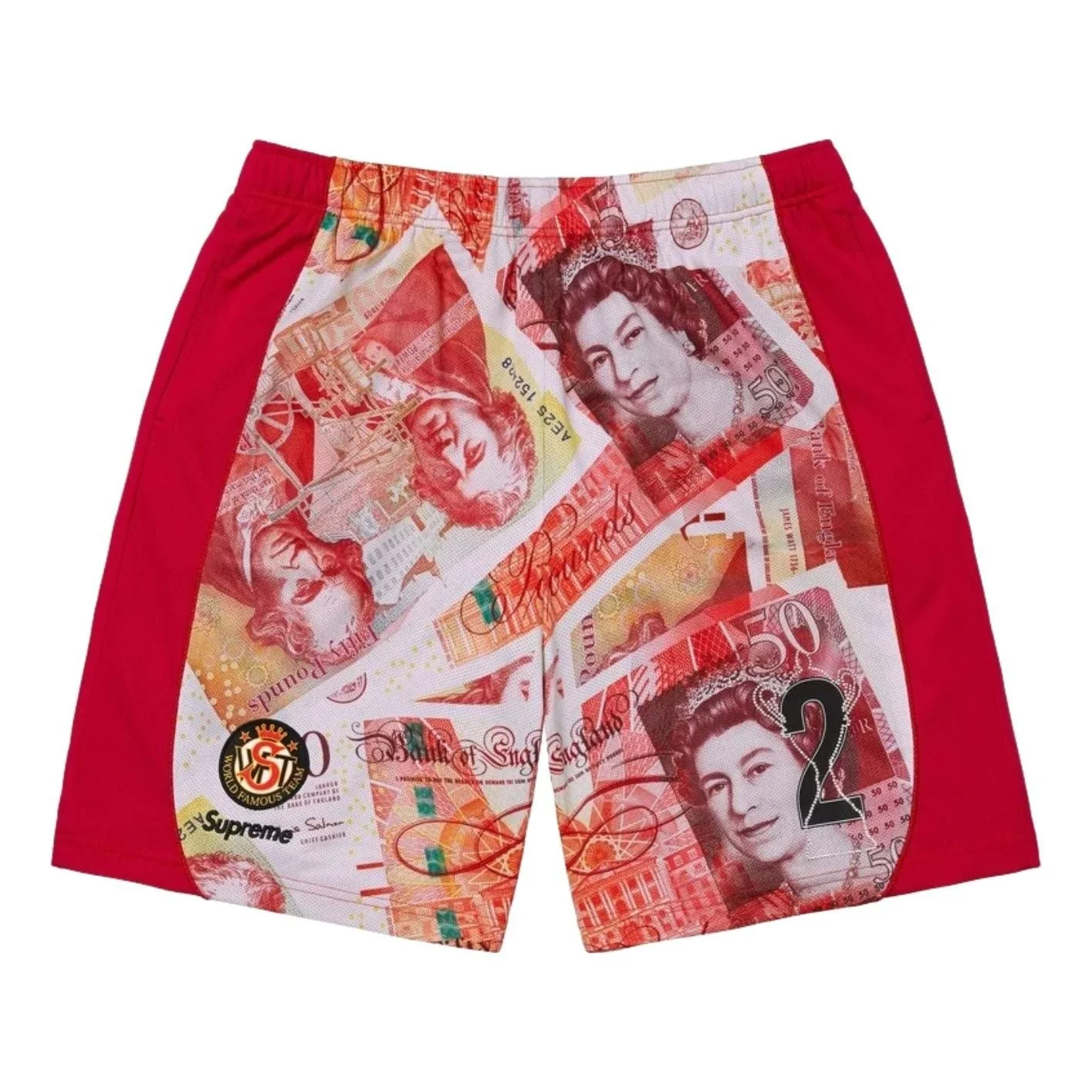Supreme FW25 Pounds Soccer Short 'Red' FW25SH6-RED - 1