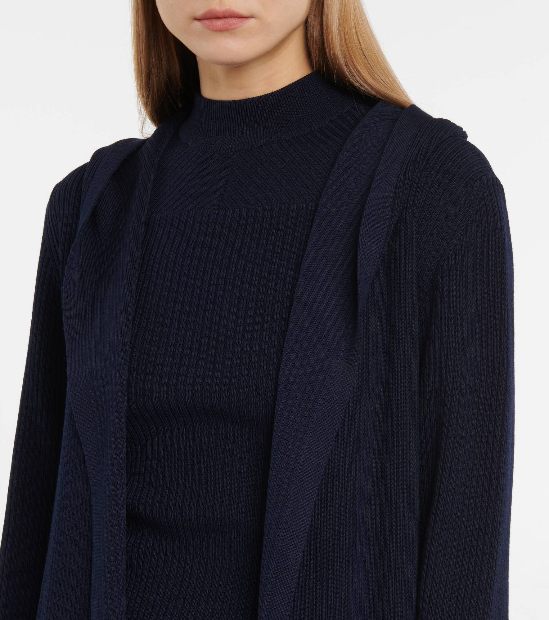 Hooded wool-blend cardigan - 4
