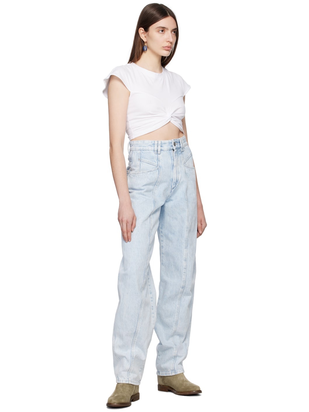 Isabel Marant VETAN LARGE DENIM PANTS