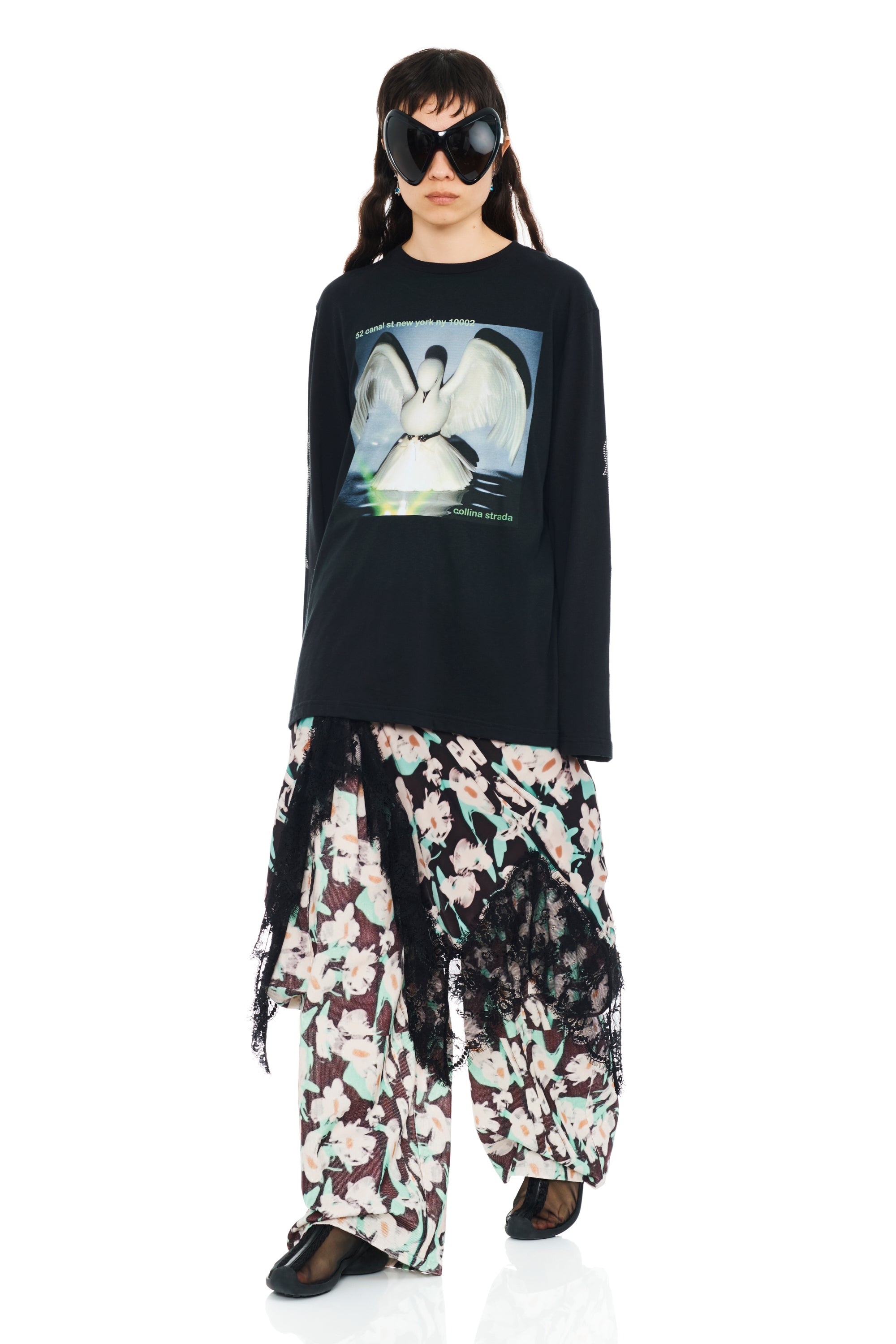 52 CANAL L/S RHINESTONE GRAPHIC TEE - 2