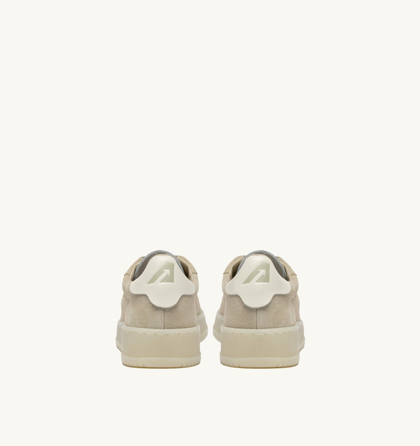 DALLAS LOW SNEAKERS IN MARSHMALLOW AND PAPYRUS SUEDE - 3