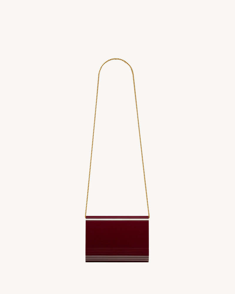 SAINT LAURENT VICKY MINAUDIÈRE IN PLEXIGLAS outlook