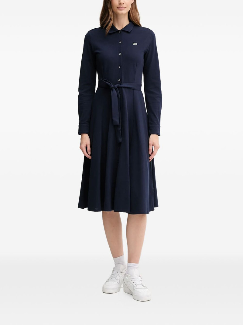 button belted midi dress 1