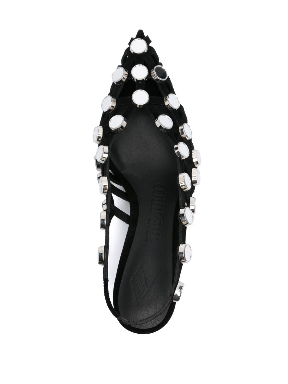 Mirrored studded sandals - 2