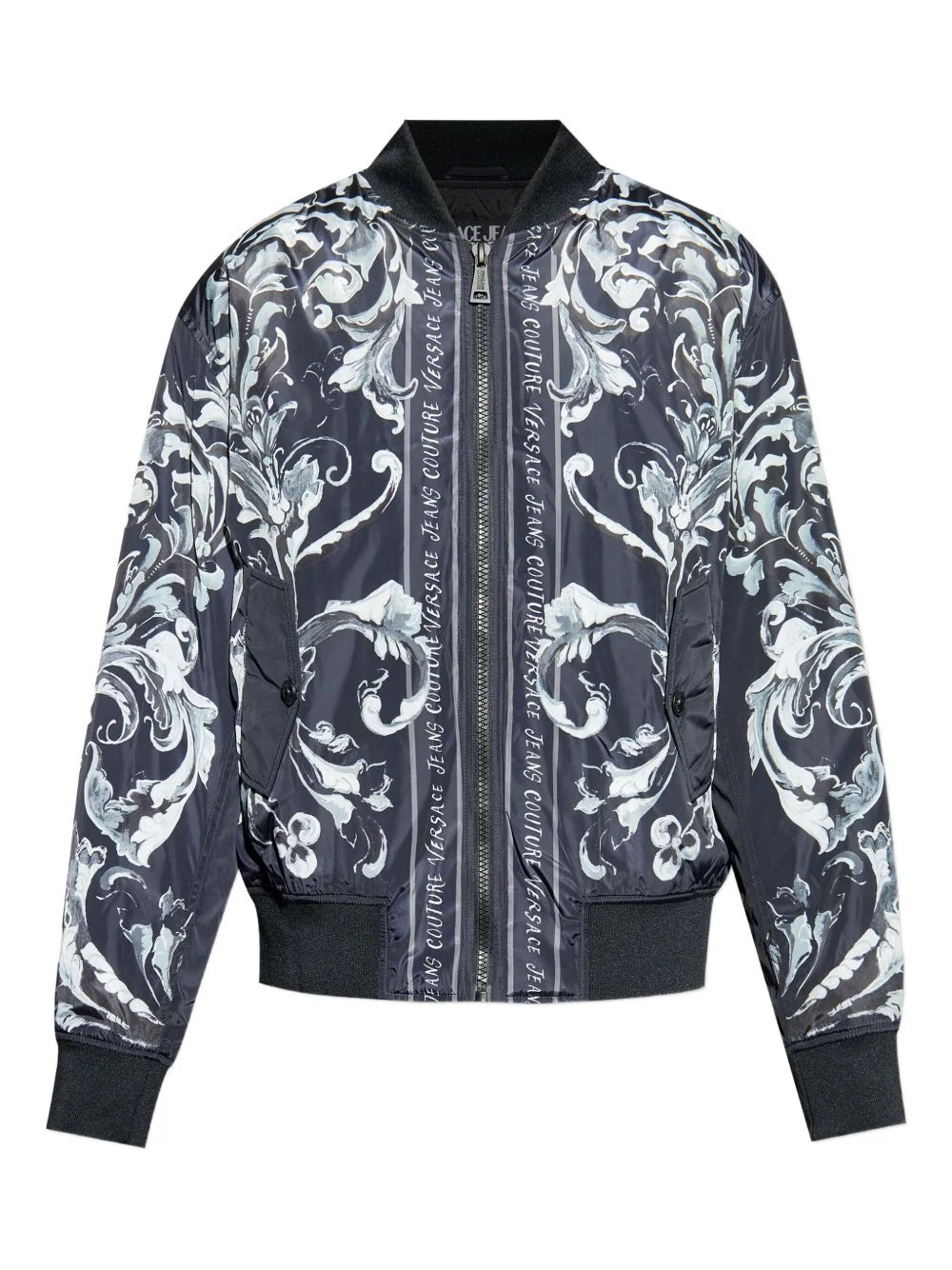 baroque-print bomber jacket - 1