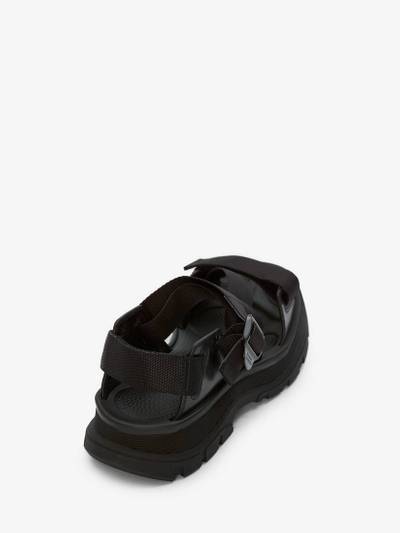 Alexander McQueen Tread Sandal in Black outlook