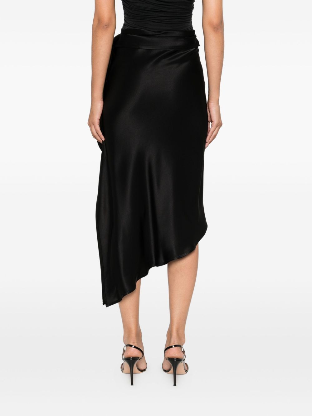 ruffled asymmetric skirt - 4