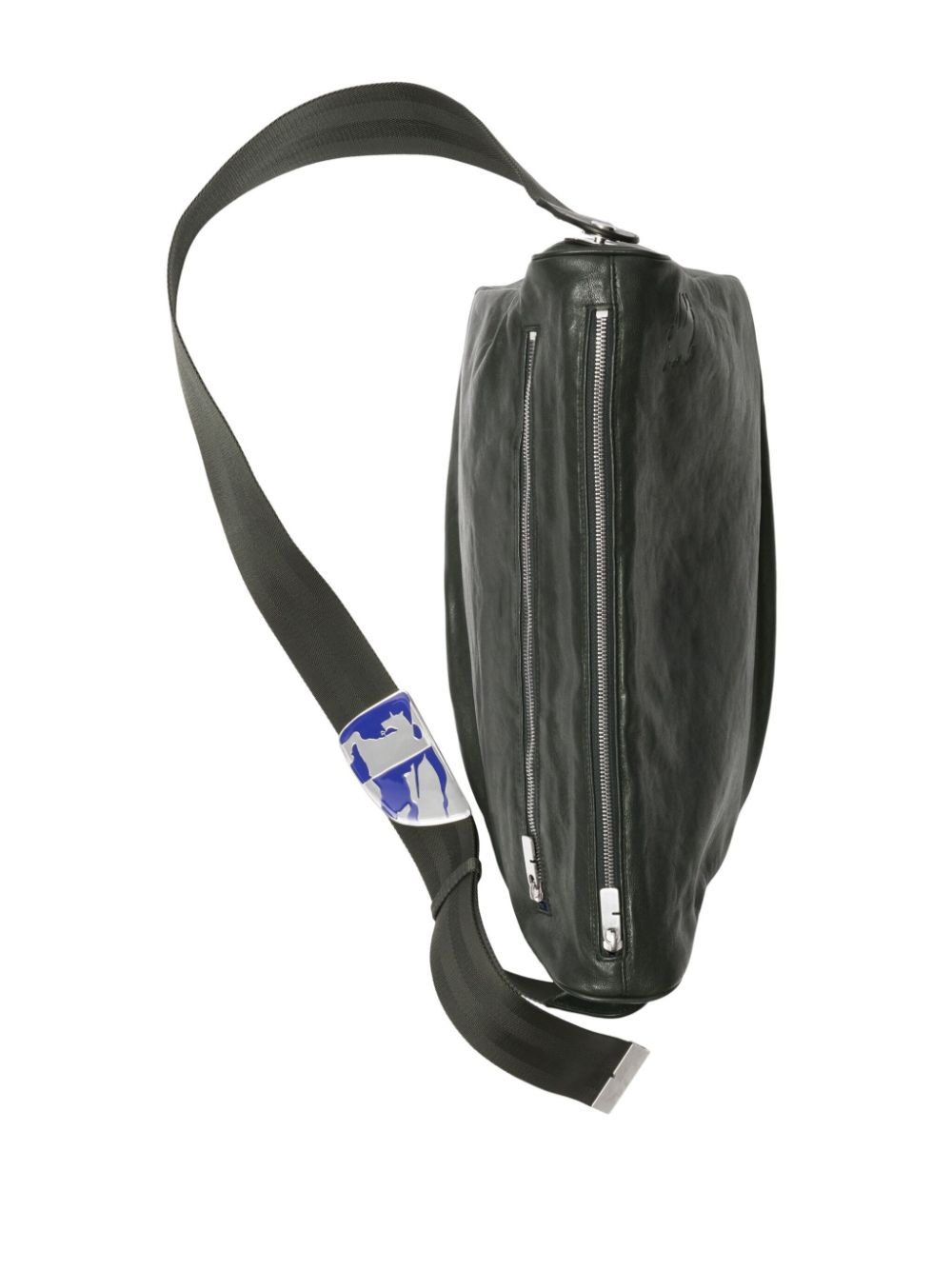 large Shield leather messenger bag - 6