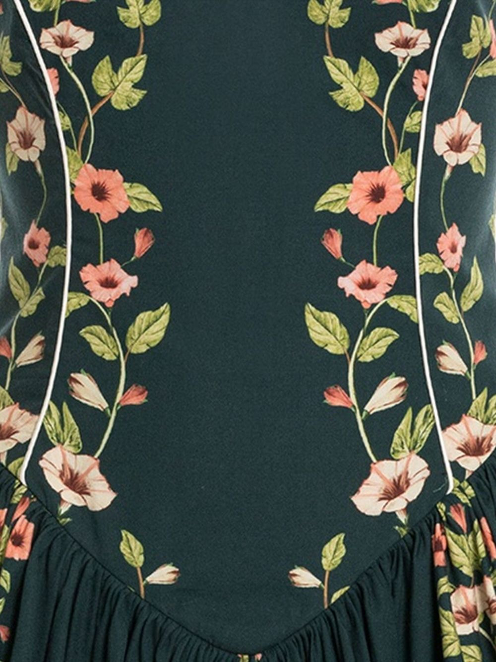 floral-print pleated dress - 2