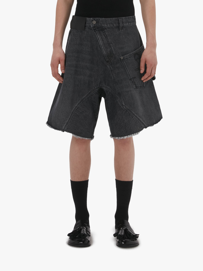 JW Anderson TWISTED WORKWEAR DENIM SHORTS outlook