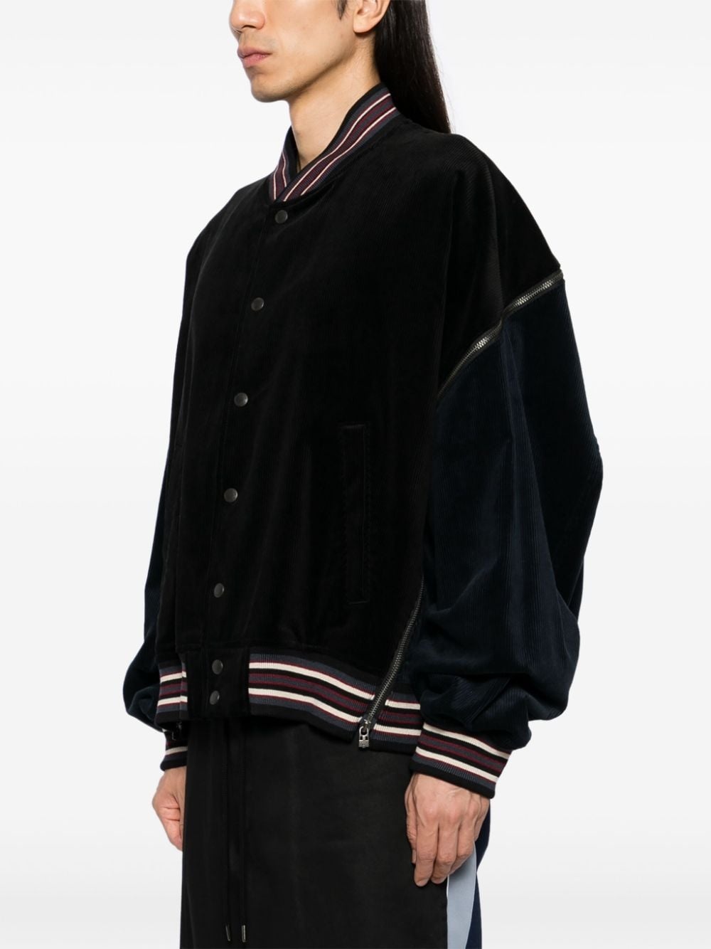 corduroy zipper jacket - 3