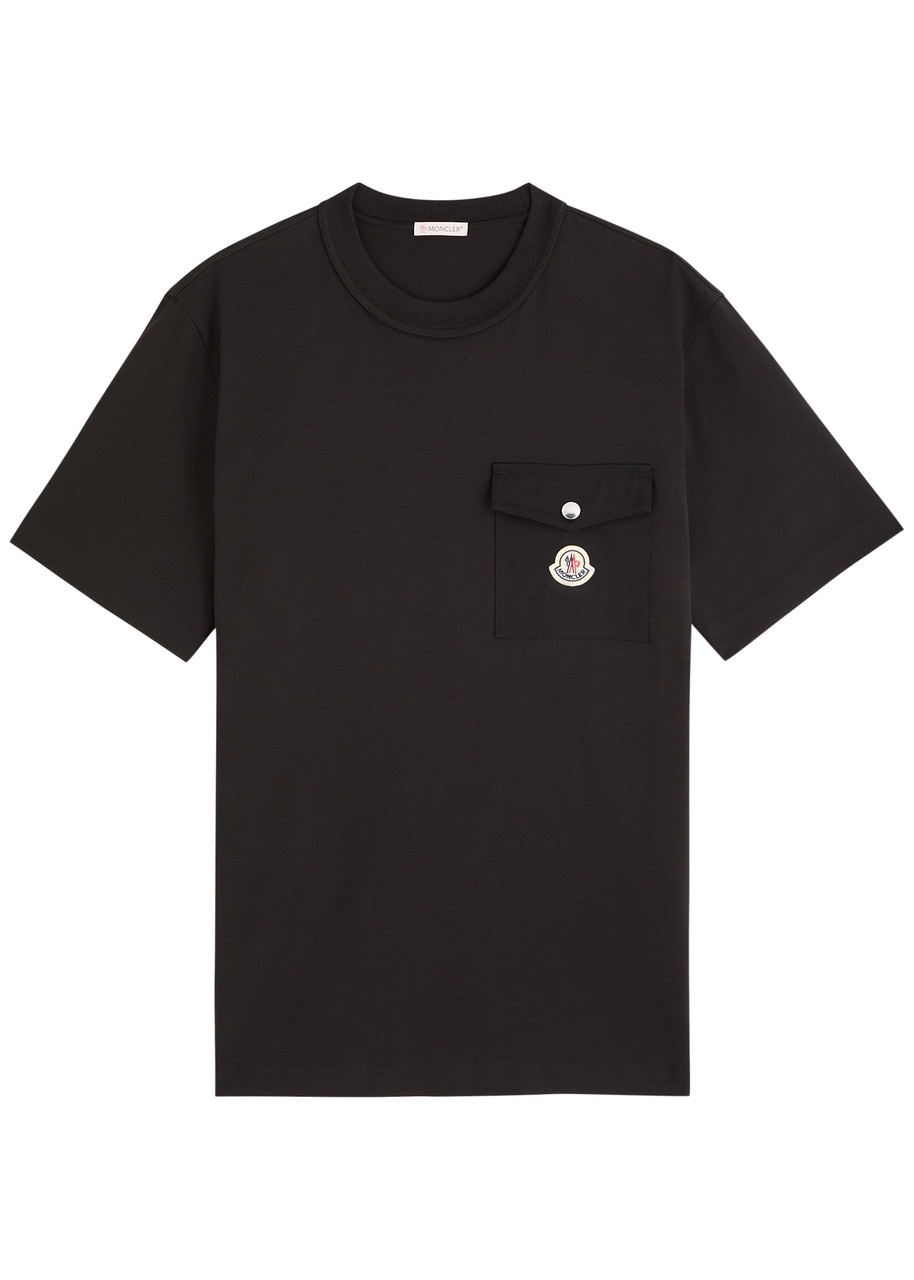 Moncler Logo Cotton T-shirt - 1