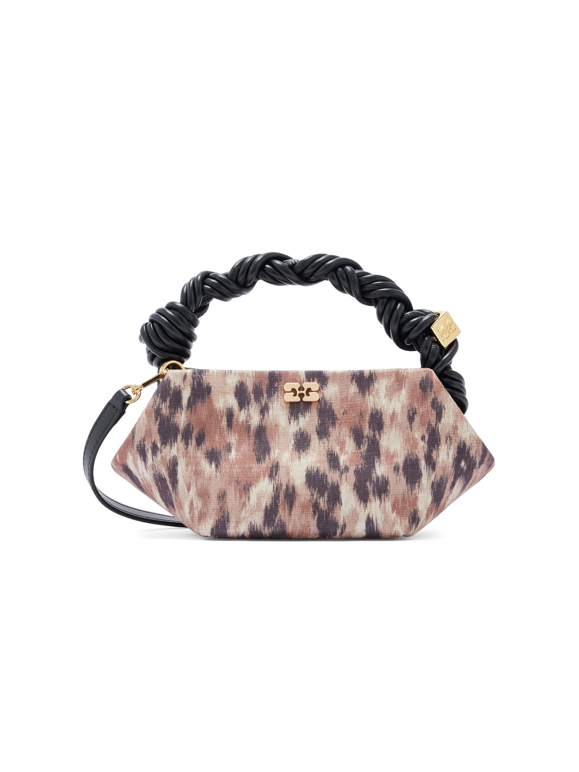 Women's Bou Printed Mini Taffeta Crossbody Bag - Burro - 1