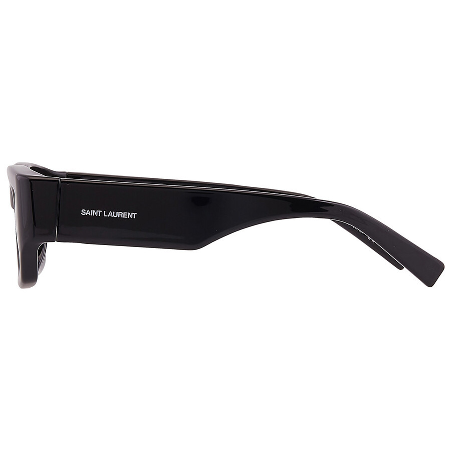 Saint Laurent Dark Grey Rectangular Ladies Sunglasses SL 713 001 53 - 5