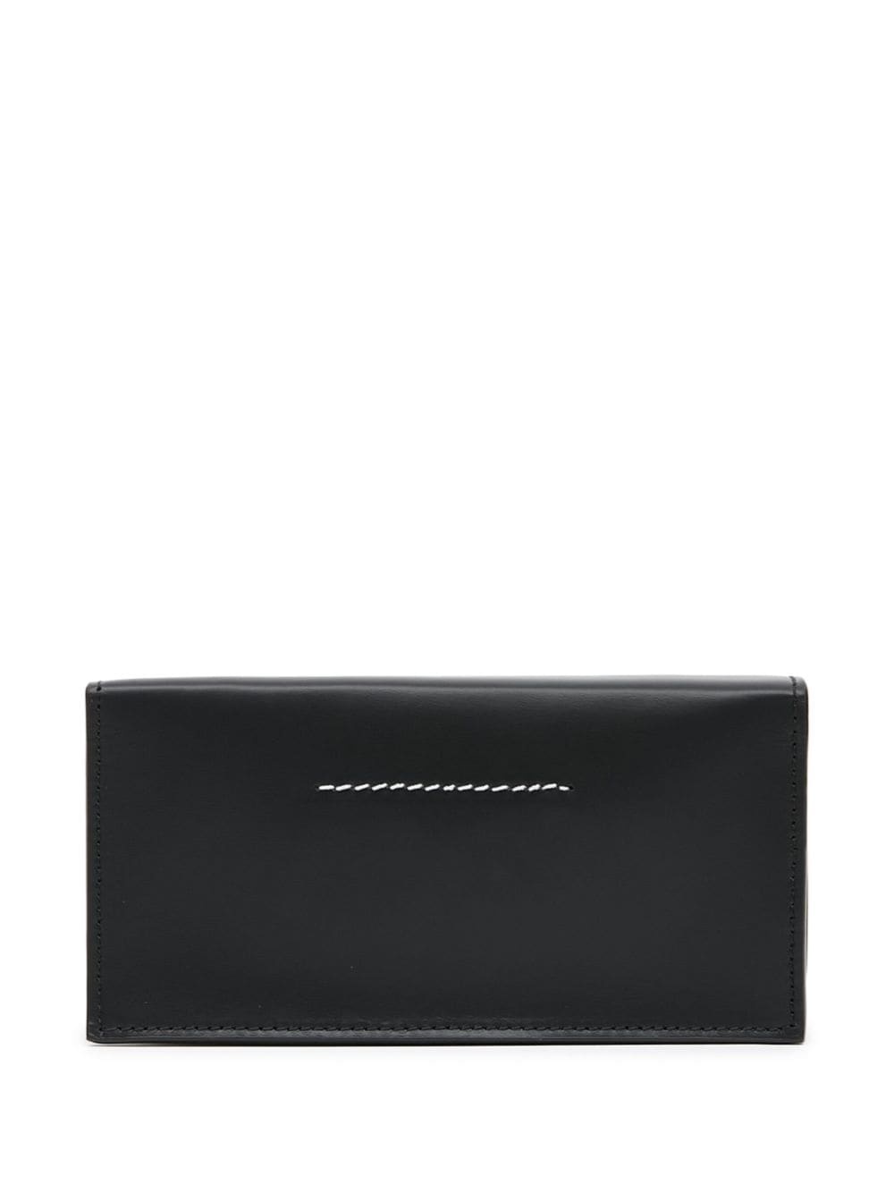 numbers-motif leather shoulder bag - 4