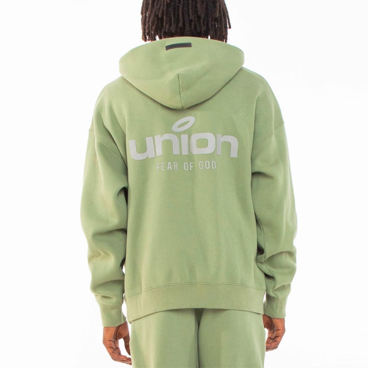 Fear of God Essentials FW21 Vintage Hoodie x Union LA 'Green' FOG-FW21-094 - 5