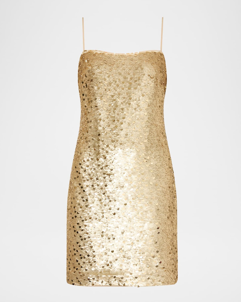 Colette Dotted Sequin Mini Dress 1