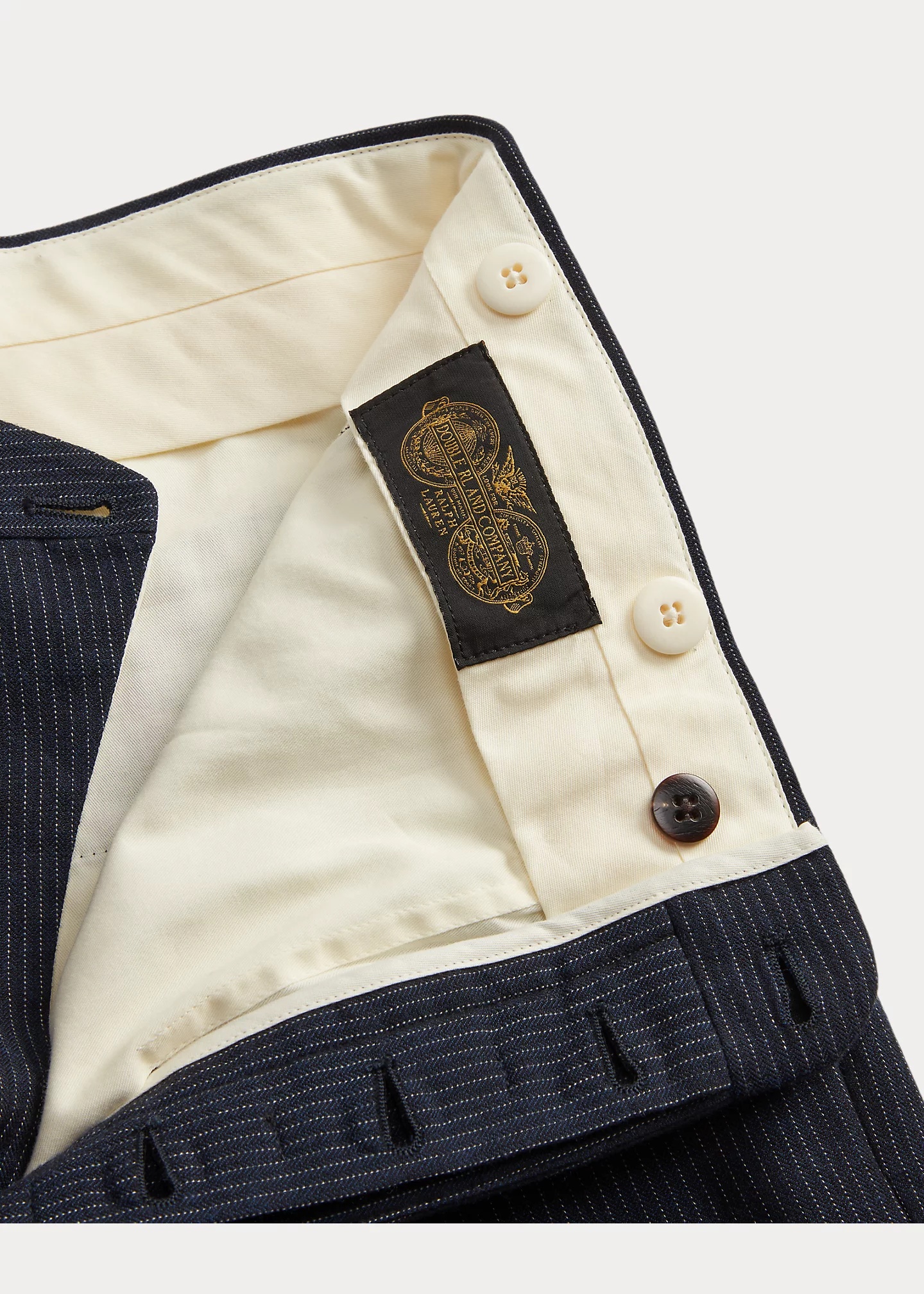 Slim Striped Herringbone Suit Trouser - 7