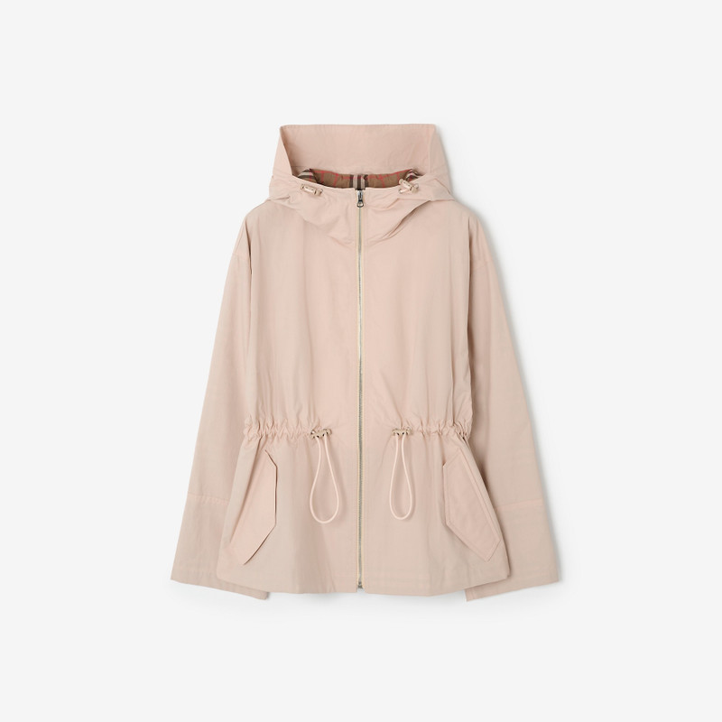 Cotton Blend Hooded Jacket 1