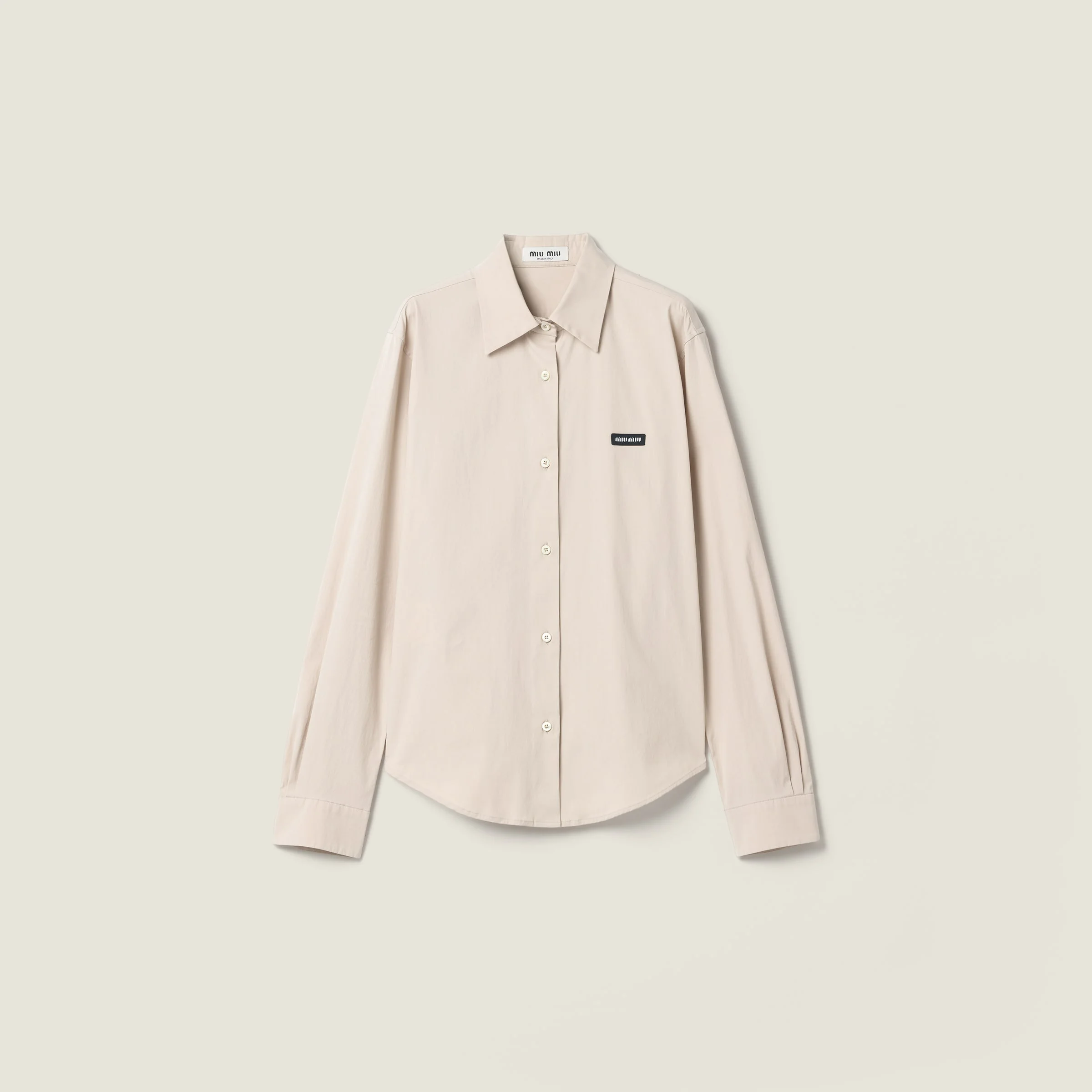Stretch poplin shirt - 1