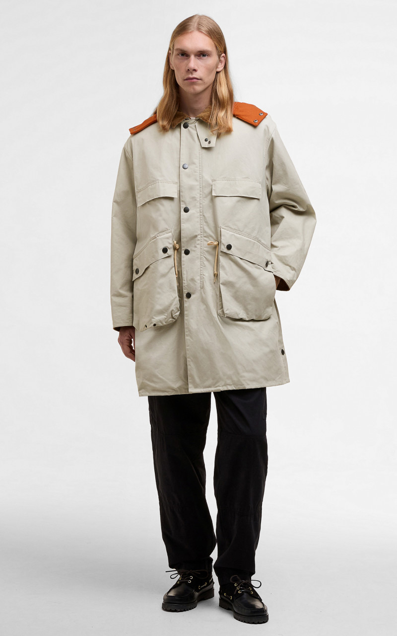 X KAPTAIN SUNSHINE BEDALE FIELD COAT CLAY - 2