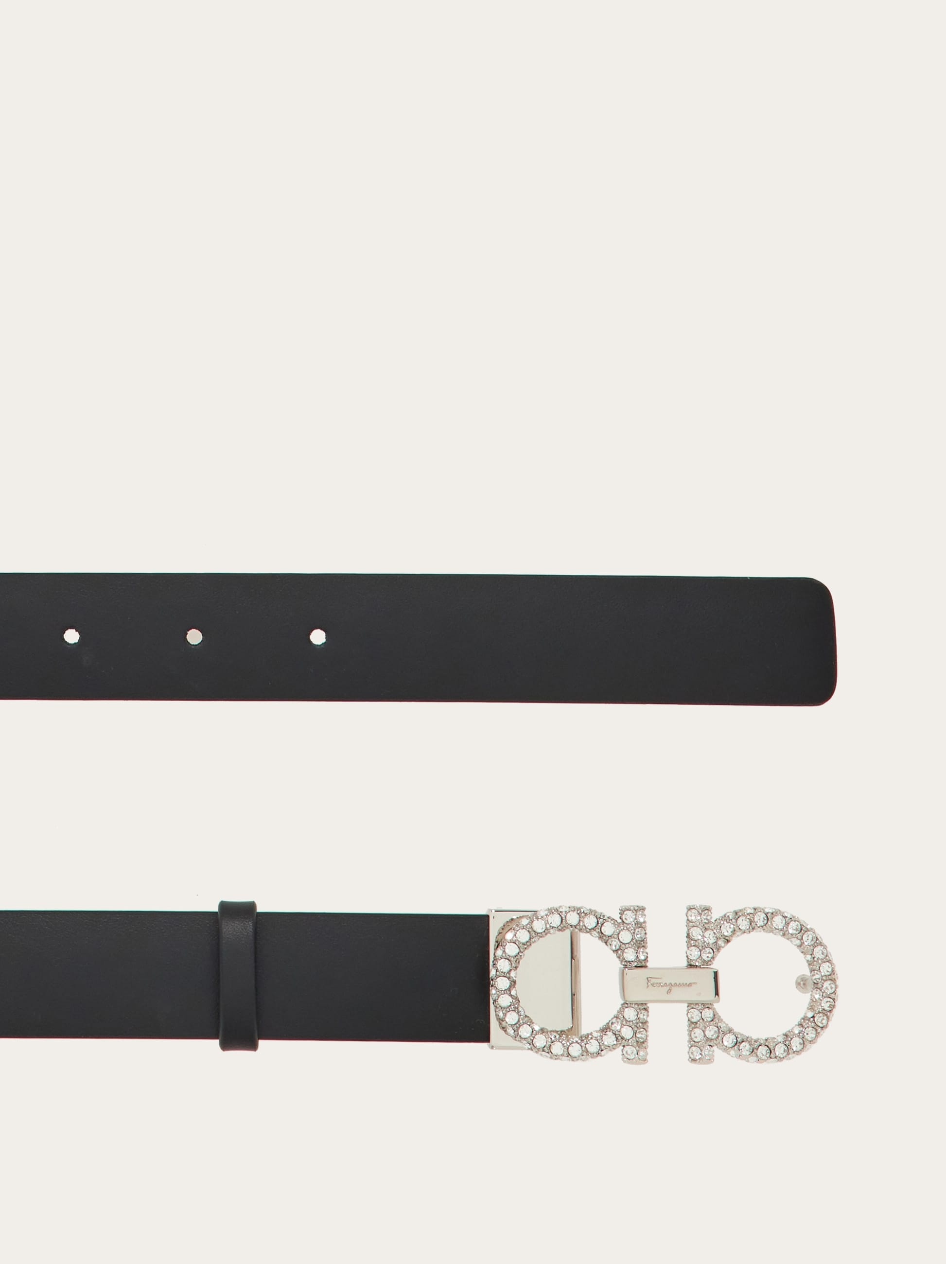 Adjustable Gancini belt - 2