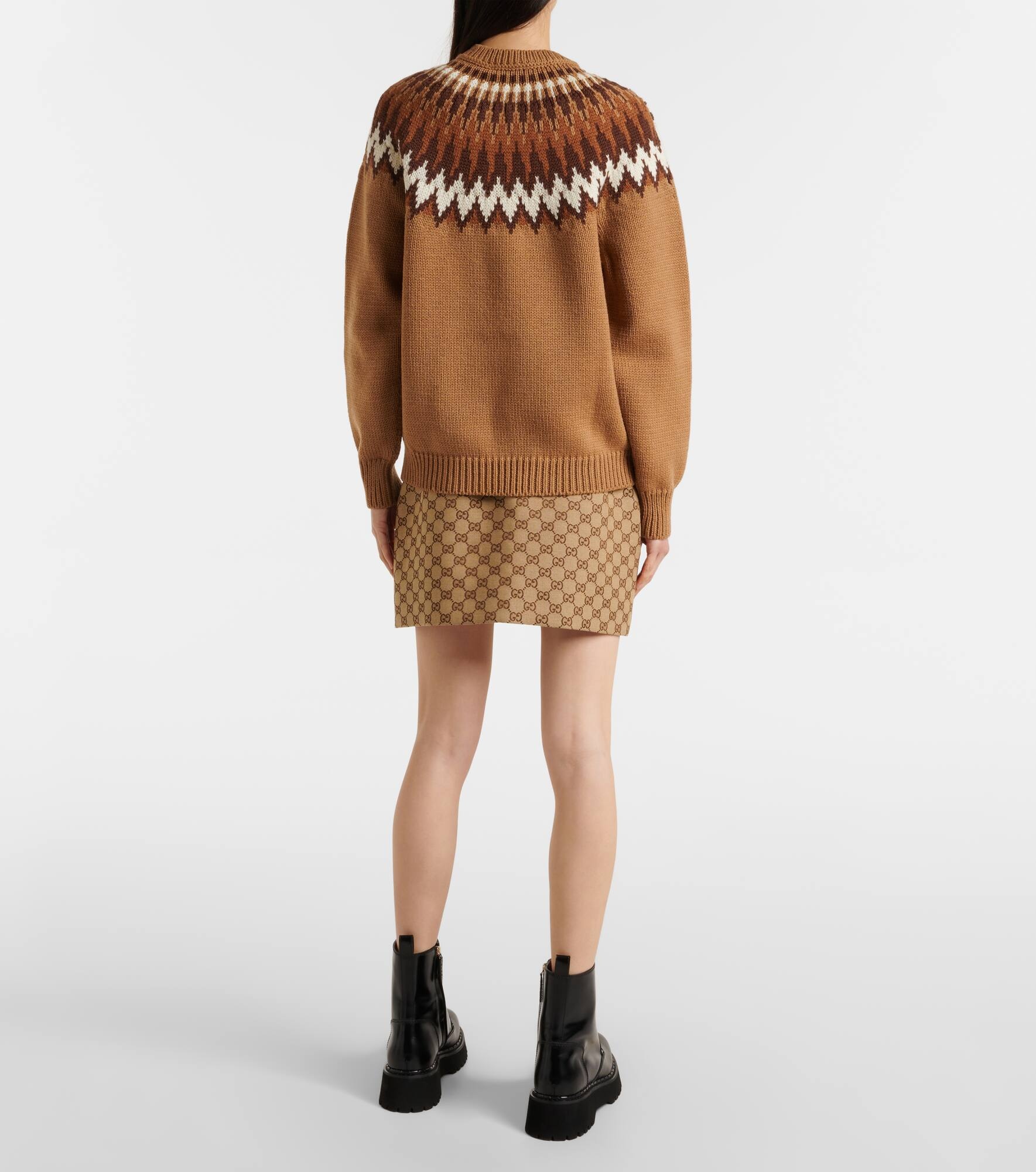 Fair Isle wool jacquard sweater - 3