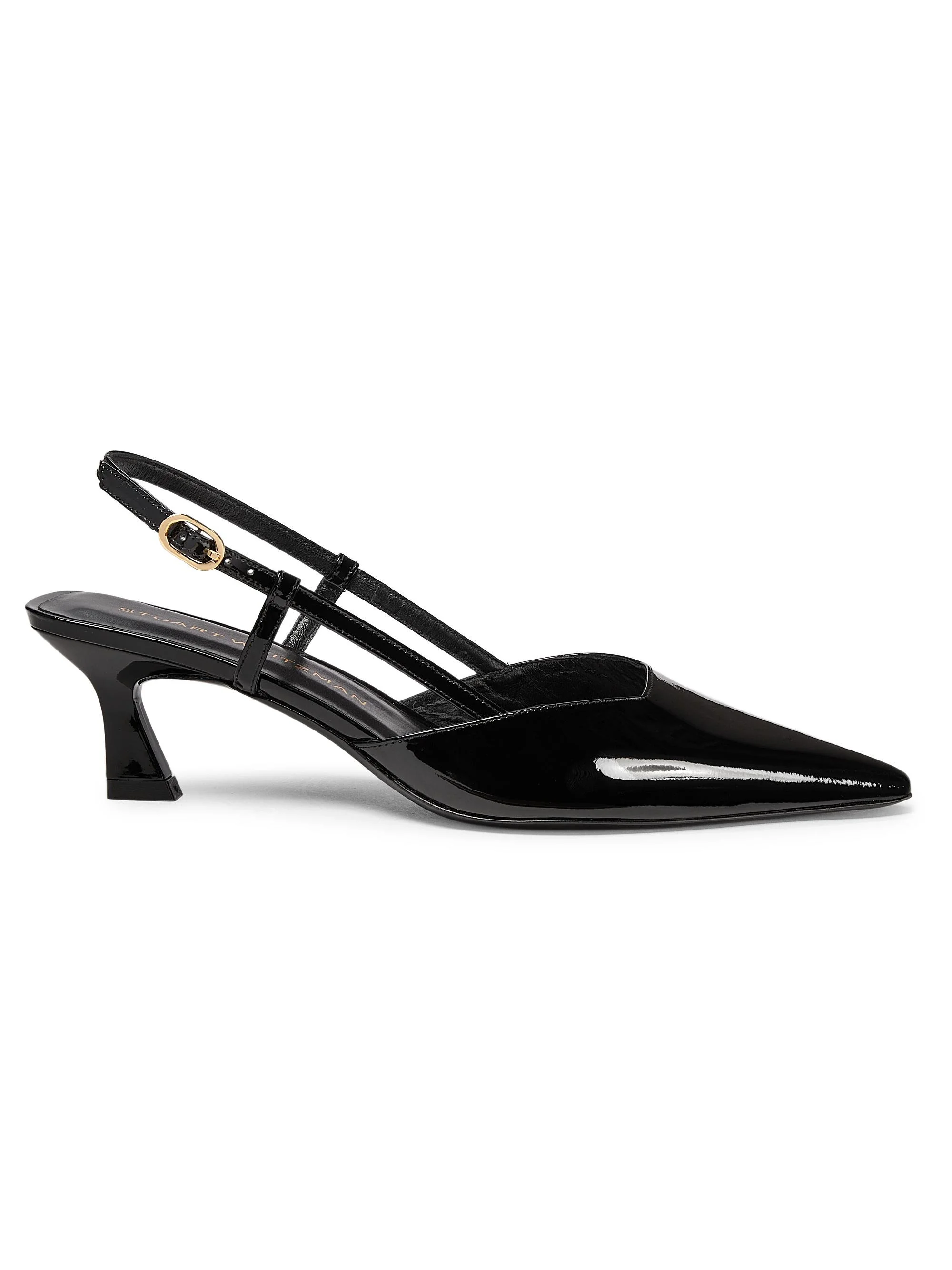 Women's Vinnie 50MM Patent Leather Pumps - Black - 1