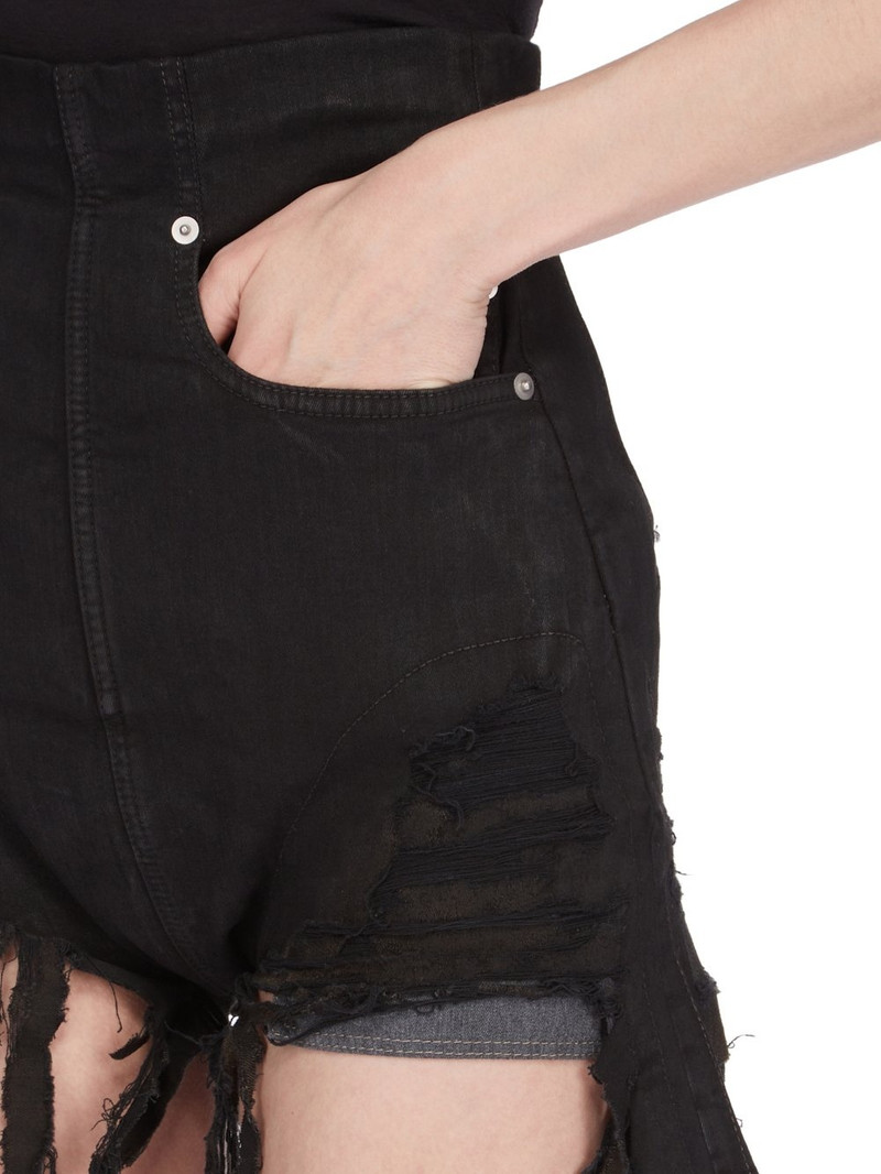 Rick Owens DRKSHDW Cutoff Denim Shorts 6