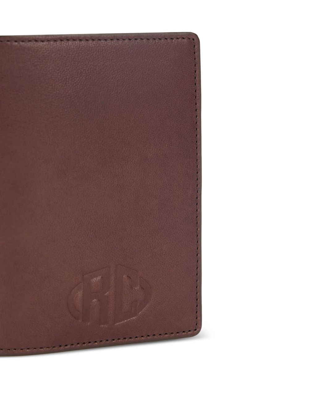 monogram leather wallet - 4