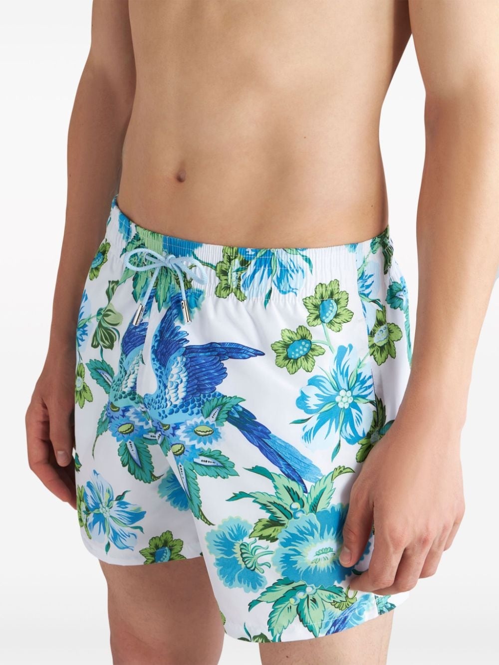 floral-print swim shorts - 5