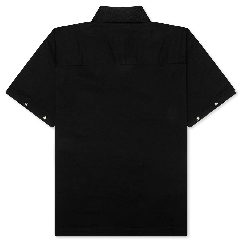 SILK BASE POLO - BLACK - 2