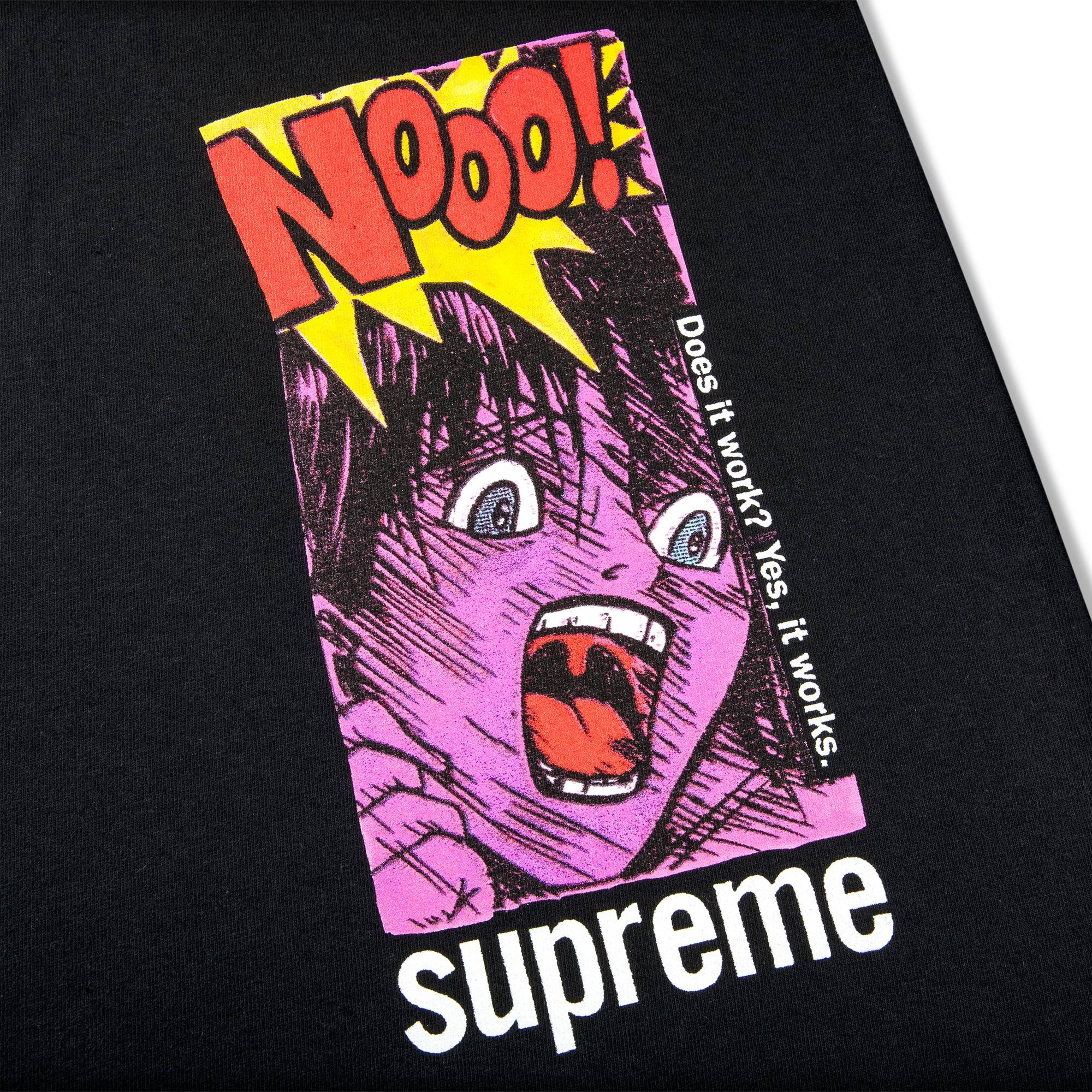 Supreme Does It Work Tee 'Black' - 2