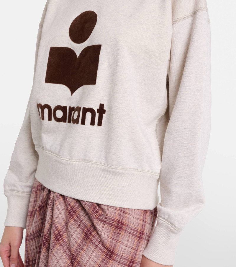 Moby logo cotton-blend sweatshirt 5